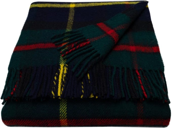 WOOOL Luxury Plaid - TARTAN (Hunting McLeod) - 150x183cm - 100% Woll