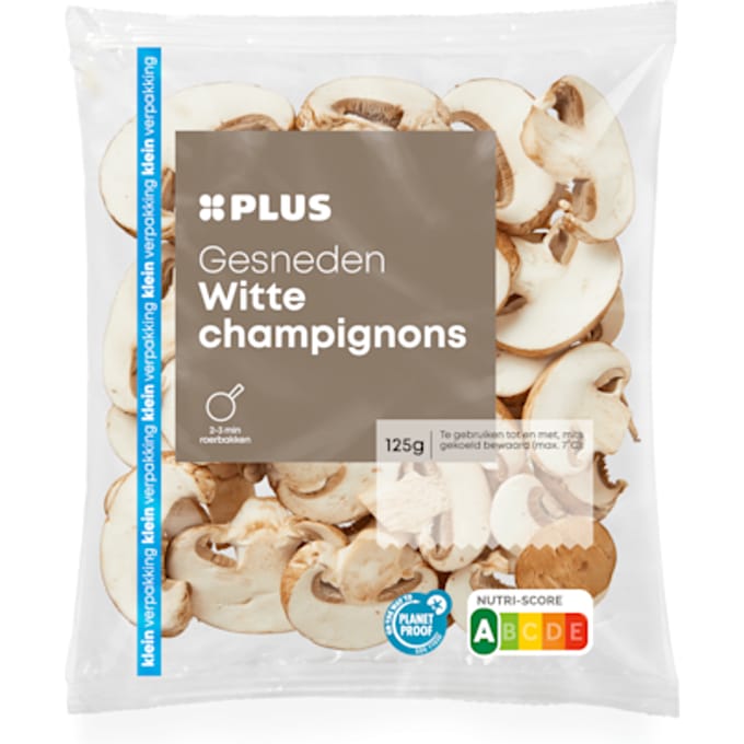 Kastanjechampignons gesneden