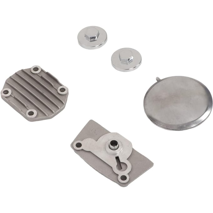 5pcs Ensembles de Couvercles de Culasse en Alliage d'Aluminium pour 70cc 90cc 110cc VTT Quad 4 Roues Motos Tout-Terrain gray