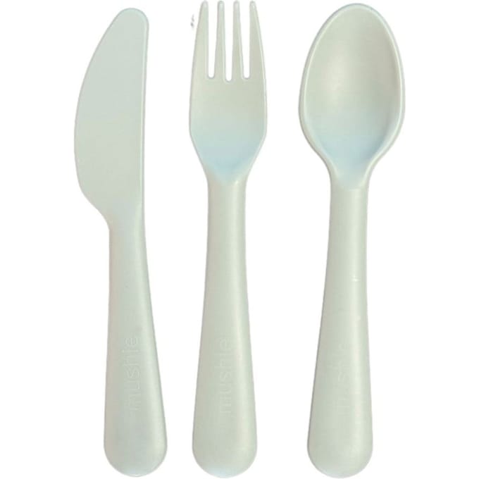Mushie bestekset sage 3-delig