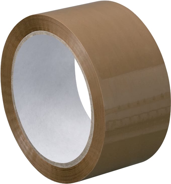 WESTEX verpakkingstape / plakband Profi, 48 mm x 66 m, bruin, PP