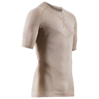 X-Bionic Xceed Hardloopshirt Korte Mouwen Heren Zand/Donker Zand - M