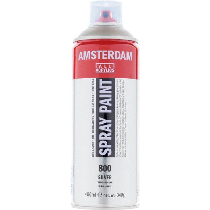 Bombe de peinture Amsterdam 400 ml argent zilver