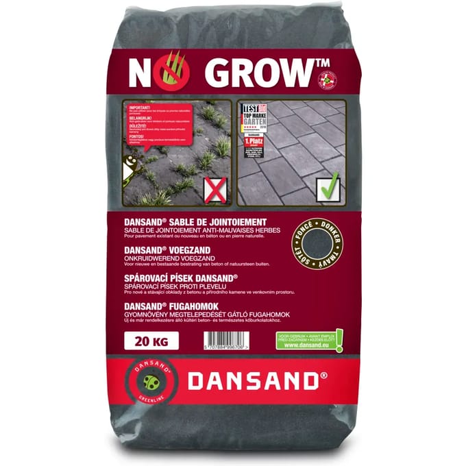 Dansand Onkruidwerend Zand Dark 20kgVoegbreedte 1-5mm