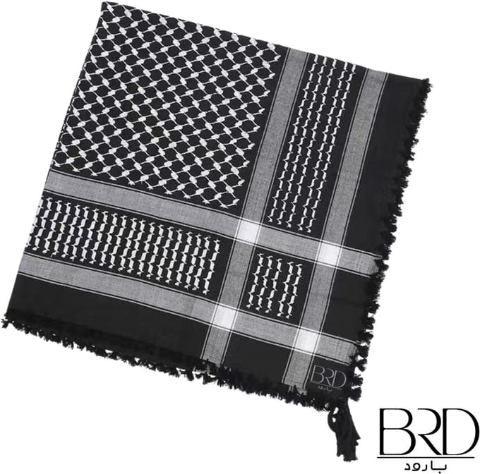 BRD® For Palestine | Keffiyeh Sjaal Zwart