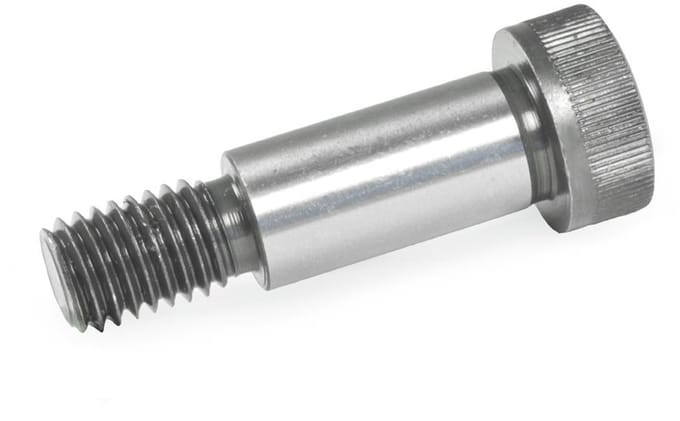 Passschroeven M8 met Tailleband DIN/ISO 7379 RVS - 10 Stuks - Lengte 50mm