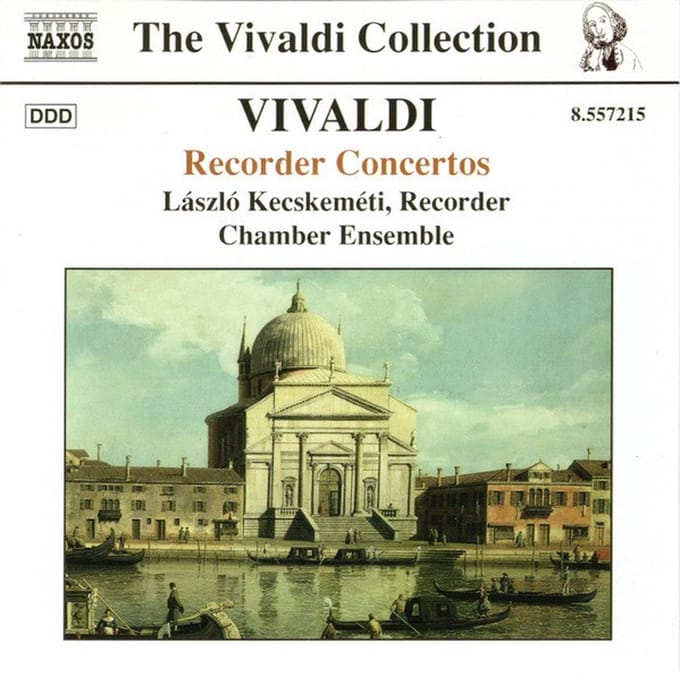 Lászó Kecskemeti, Chamber Ensemble - Vivaldi: Recorder Concertos (CD)