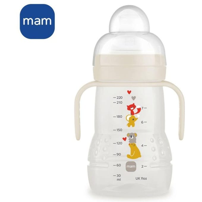 MAM Repas Biberon de Transition +4m Goutte Vert 220ml