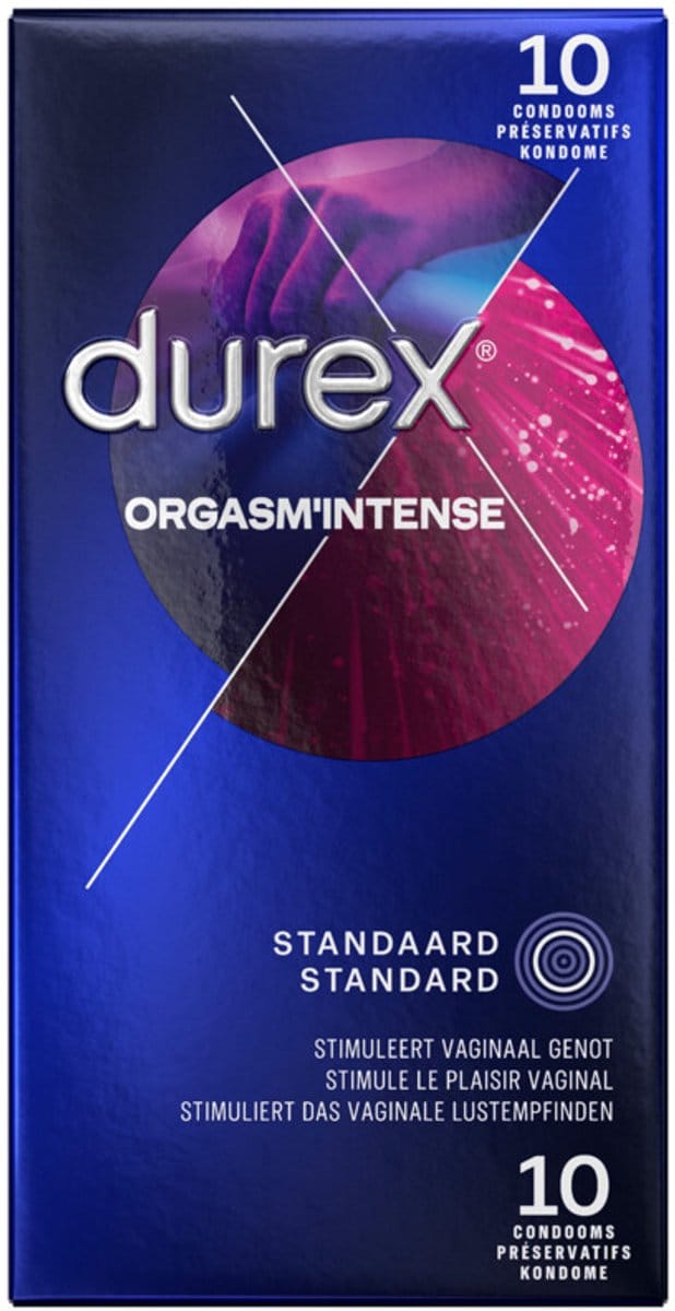 Durex Condooms Orgasm Intense - 2 x 10 stuks - Voordeelverpakking