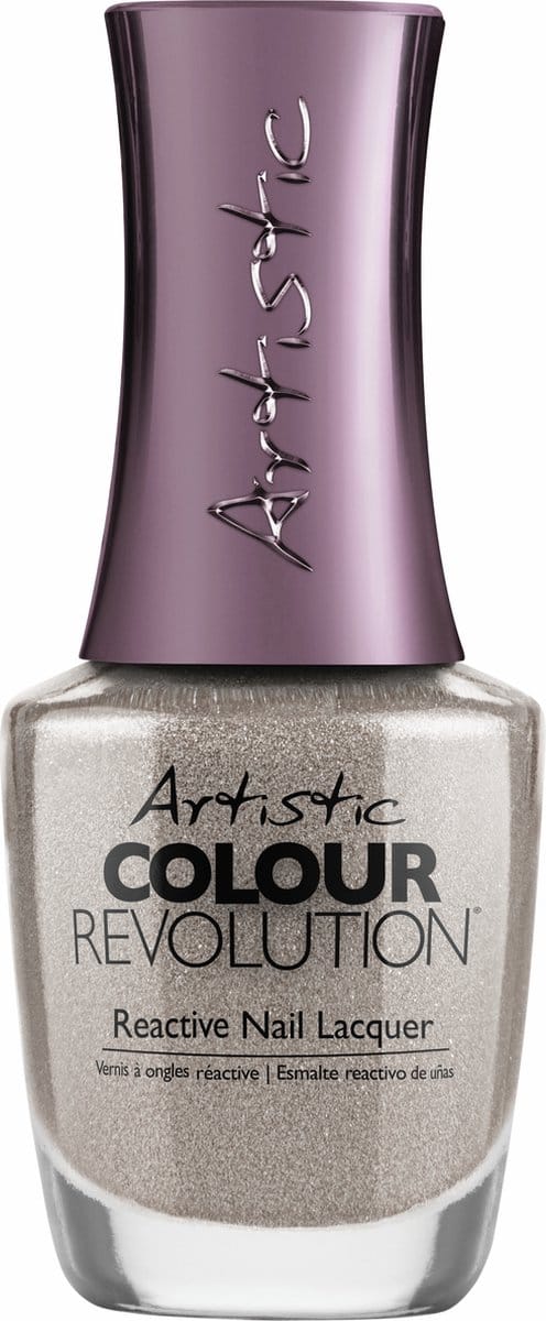 Artistic Nail Design Colour Revolution ' You're Stellar ' ( Platina Goud Glitter )