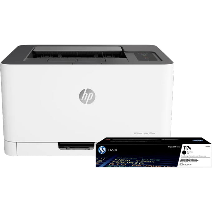 HP Color Laser MFP 150nw + 1 extra zwarte toner