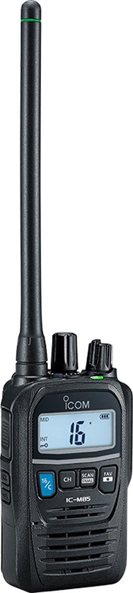 Icom IC-M85E Handheld & Marifoon IP67 LMR/PMR ATIS programmeerbaar