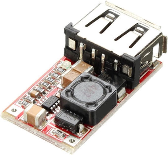 OTRONIC® USB-oplaadmodule: DC-DC step-down converter - 6V ~ 24V 12V naar 5V 3A