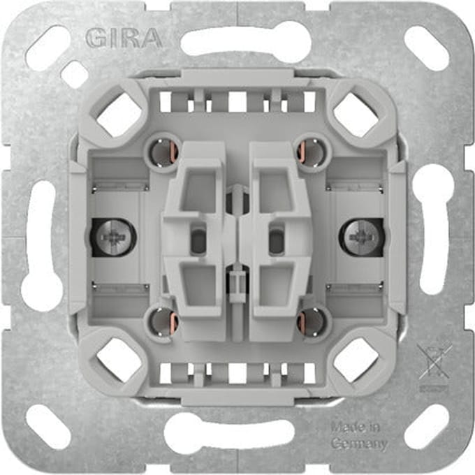 Gira Dubbele Wip Schakelaar Knop Combinatie 10A 250V - 313900