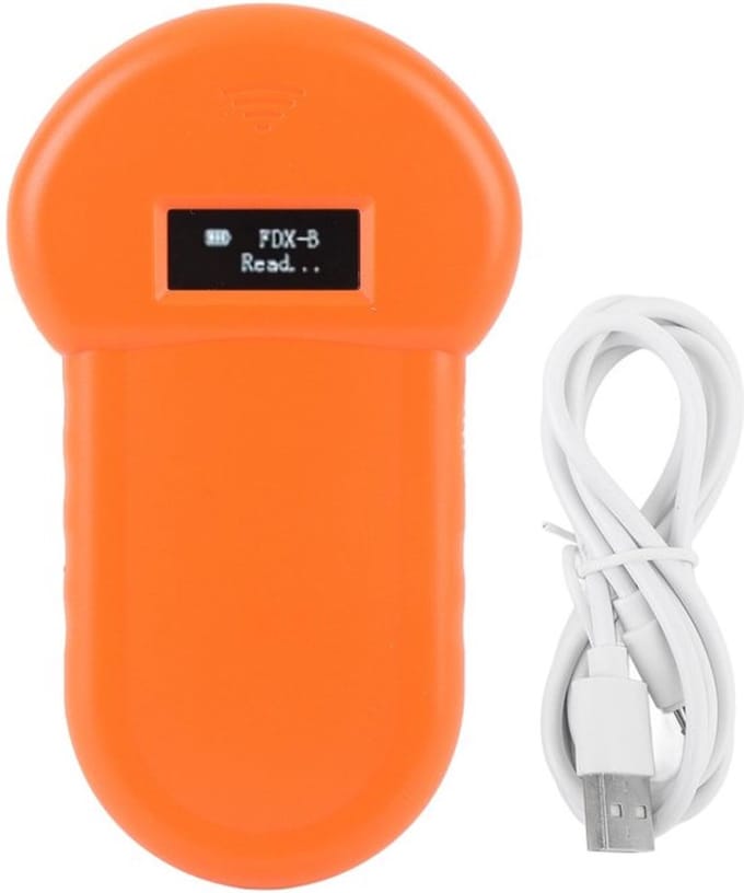 Dailygoody - Draagbare Microchip Lezer - Oplaadbaar - Voor Honden