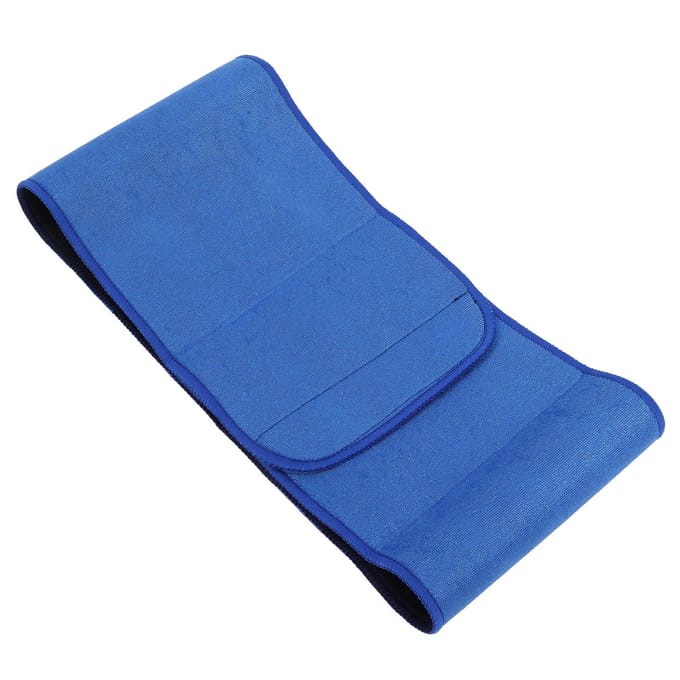 Ademende Taille Trimmer Wrap Verstelbare Abdominale Taille Trainer Taille Ondersteunende WrapBlauw blauw