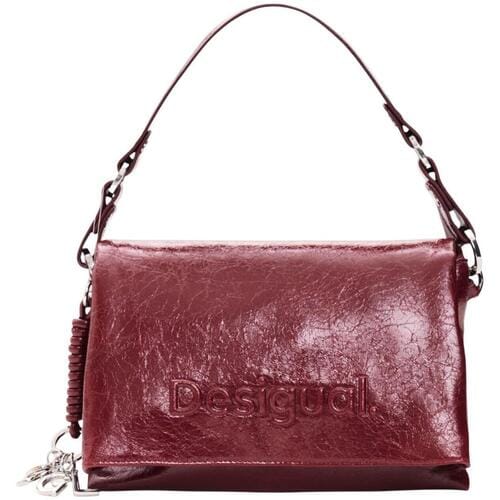 Desigual schoudertas Half Logo Venecia 4.0 Crossbody Bag Garnet donkerrood