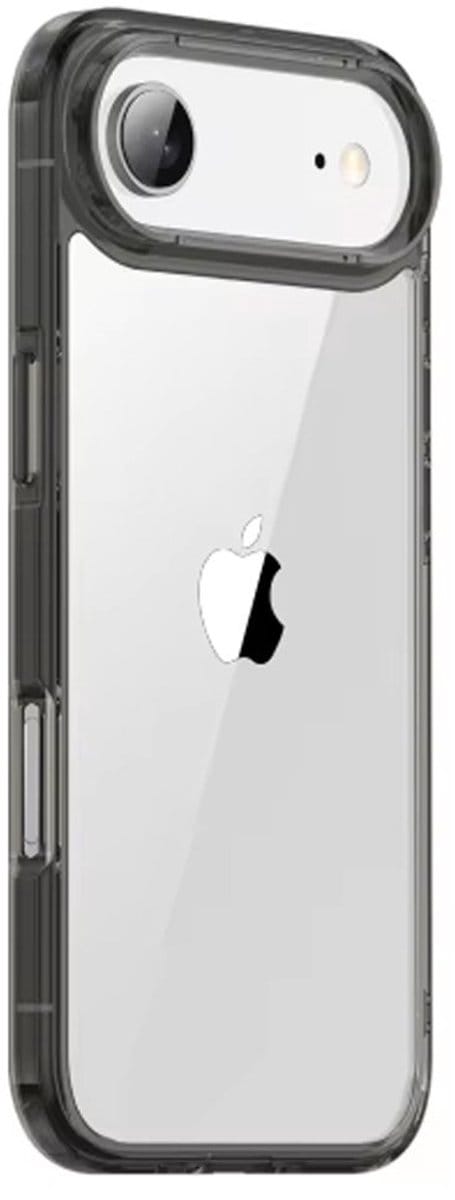 Mobiq - Hard Back TPU Clear Case geschikt voor iPhone 17 Air - smoke