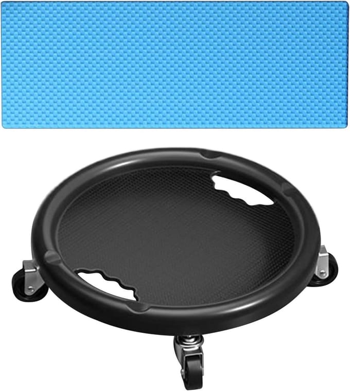 Abdominal Exercise Slider - Core Slider - Kerntraining - 360 Graden Rotatie - 8cm Hoogte - Zwart