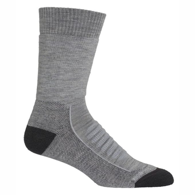 Sok Icebreaker Men Hike+ Heavy Crew Blizzard Heather Snow-S