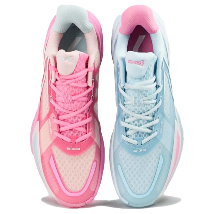 361 Degrees BIG3 4.0 Quick Reverse Unisex Sneakers Blauw Roze 672321105-6 40 white