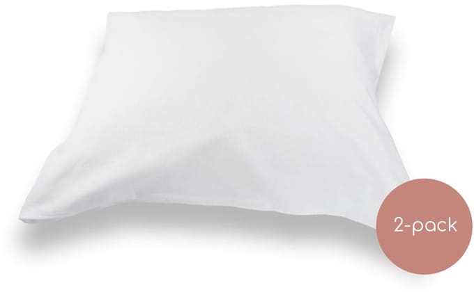 Briljant Baby Kussenslopen Molton - 40x60 - set van 2 - 100% Katoen
