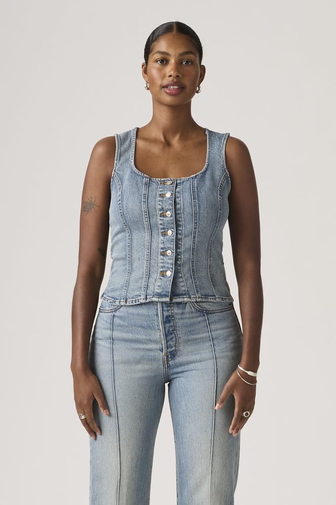 Levi's Sculpted Top Taglia: S | Canottiere Outlet | Donna