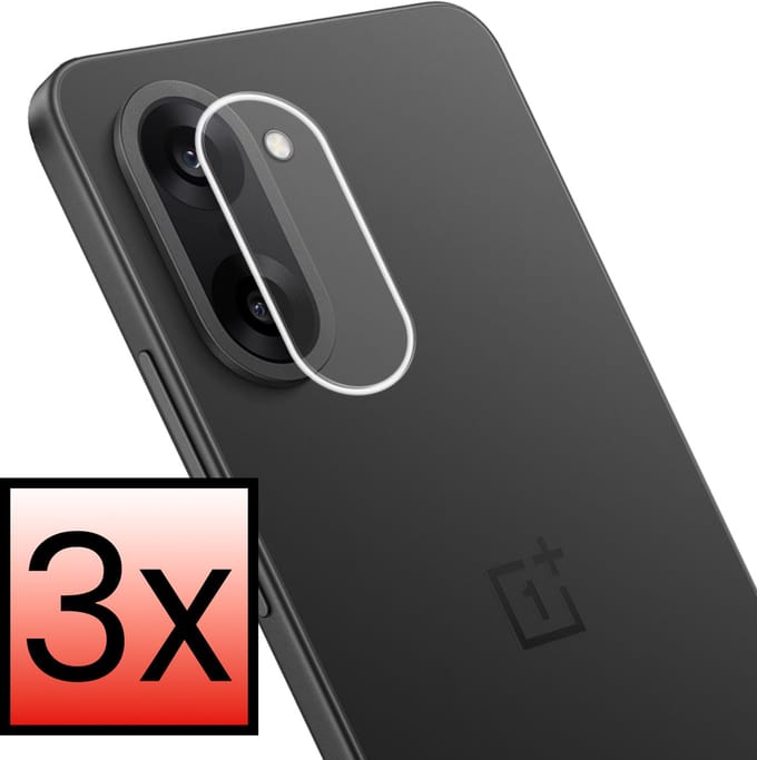Camera Lens Protector - 3 Stuks - Geschikt voor OnePlus Nord CE5 - Camera Screenprotector - Beschermglas - Gehard Glas - Tempered Glass - Screen Protector