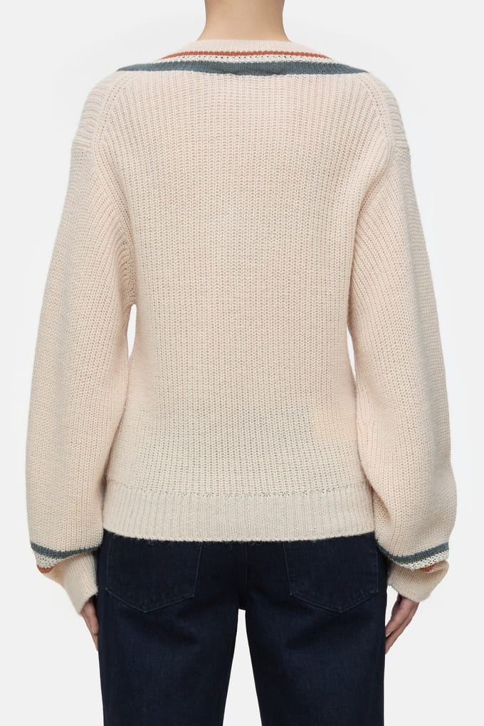 Closed Deep V-neck Knits Albicocca Taglia: XXS | Maglioni a maglia Outlet | Donna