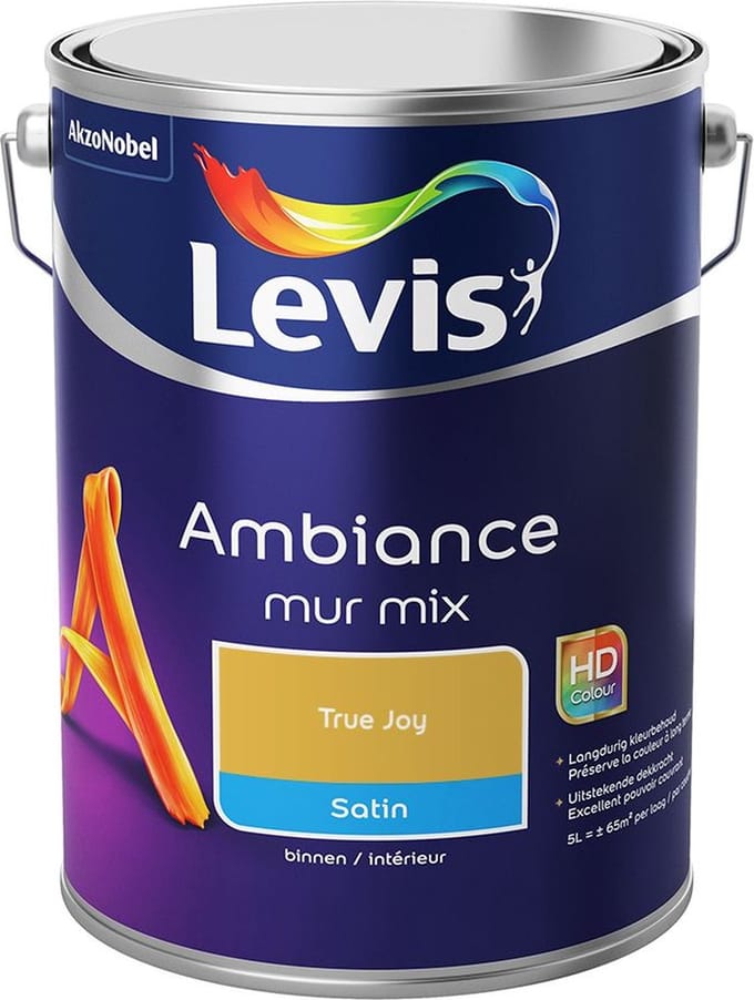 Levis - Ambiance Mur Satin Mix - True Joy - Mengverf - 5 L