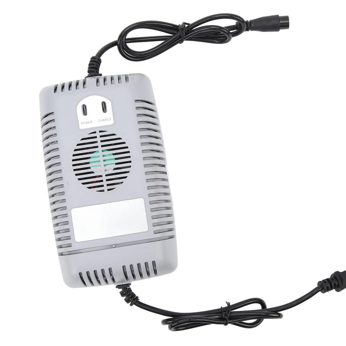 Chargeur de batterie au lithium pour scooter électrique Chargeur de batterie au lithium 48 V pour vélo électrique white