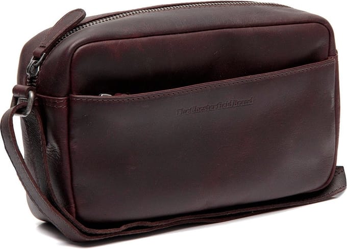 The Chesterfield Brand schoudertas Arona Shoulderbag Brown donkerbruin