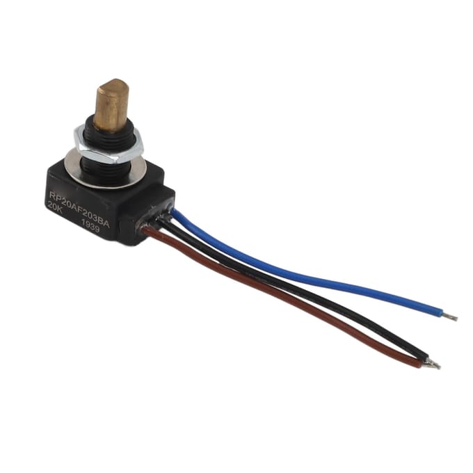 Lineaire Taper Instelbare Weerstand IP65 Waterdicht 0.25W Nominaal Vermogen 320 graden Rotatiehoek Roterend