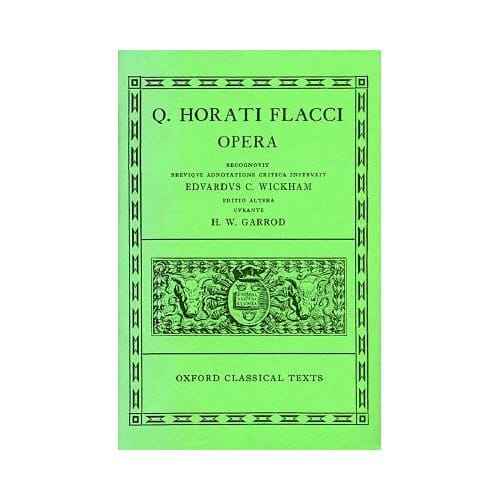 Horace Opera - H. W. Garrod