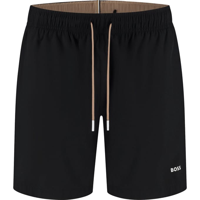 regular fit zwembroek met logodetail