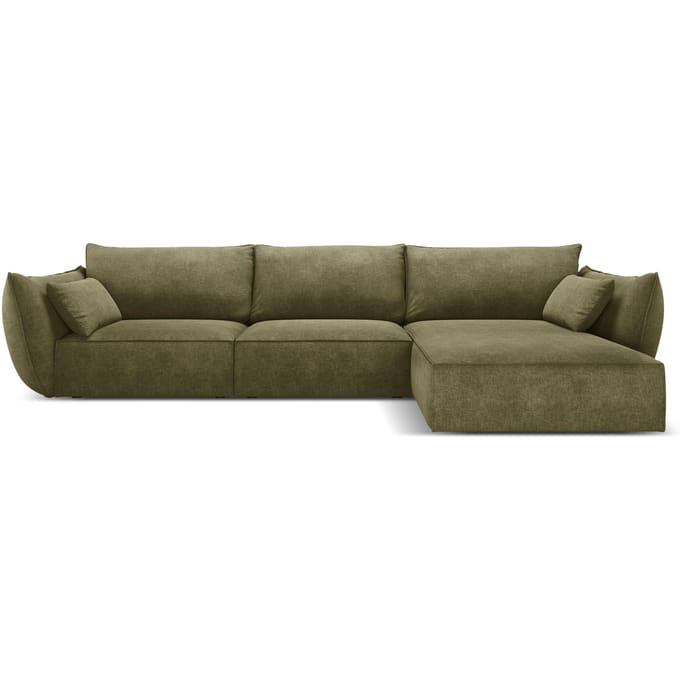 Hoekbank Vanda rechts chenille | Mazzini Sofas
