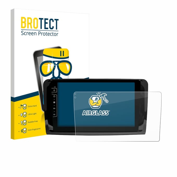 Screenprotector voor Dynavin D9-DF432 9" Beschermglas transparant