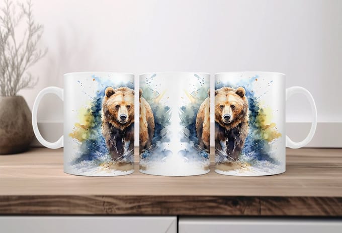 Auqarel koffiemok Beren 1