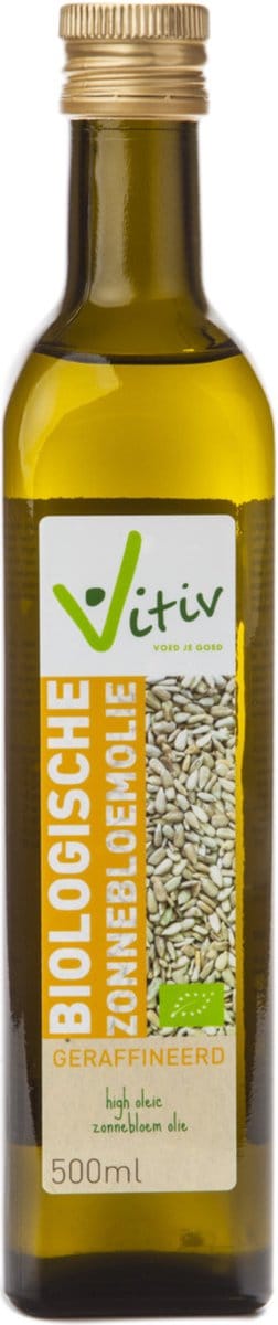 Vitiv Zonnebloemolie bio (500ml)