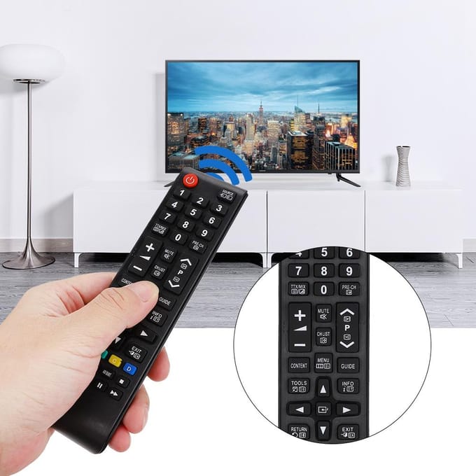 voor Samsung BN59-01189A TV Afstandsbediening Lange Afstand Thuis Draadloze TV Controller black