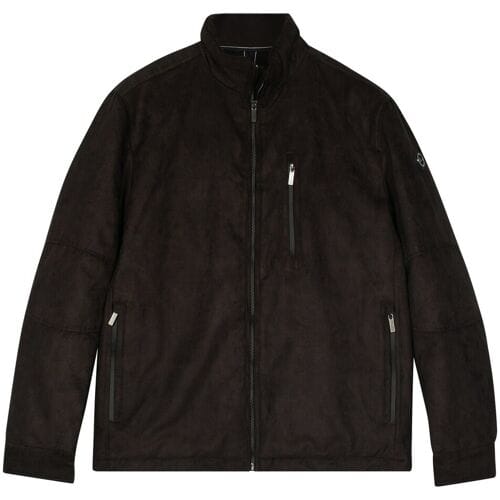 Baileys Jack Suede Look Zipped Sidepockets Dark Brown / male
