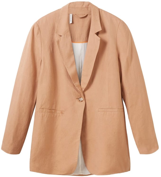 Tom Tailor - Vest - Maat 40 - Vrouwen - 31652 - Vlas of linnen