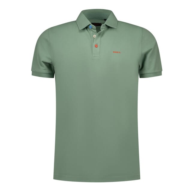 NZA Polo Hawera Mist Groen - Maat L - Heren