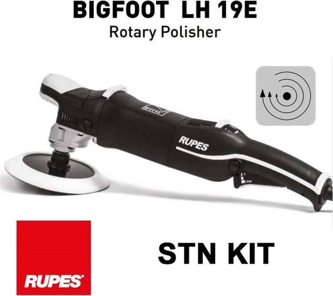 RUPES LH19E-STN BigFoot Roterende Polijstmachine 125mm - Standaard Kit