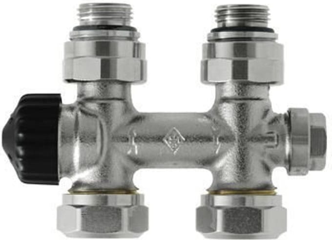 Heimeier - Thermostatische afsl. Multilux tweepijps recht G1/2