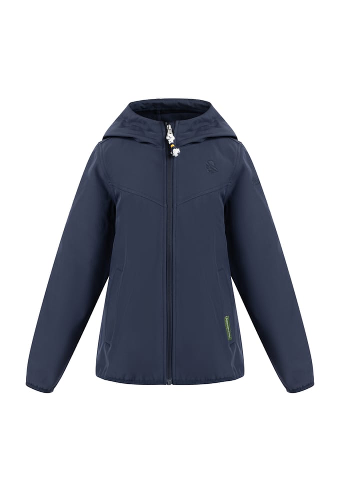 Schmuddelwedda softshell jas jonge marine