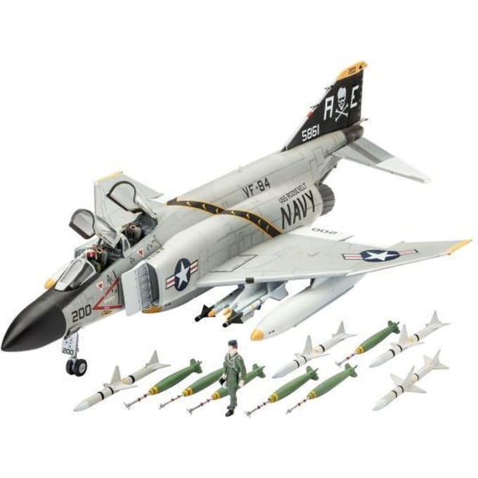 Revell Modelbouwpakket Vliegtuigen - 03941 F-4J Phantom II Plastic - 1:72 - Modelbouw