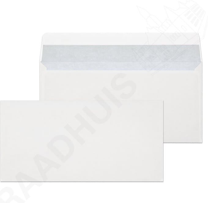Raadhuis dienstenvelop DL (EA5/6) - 110x220mm - venster links - met plakstrip - wit - 500 stuks - envelop