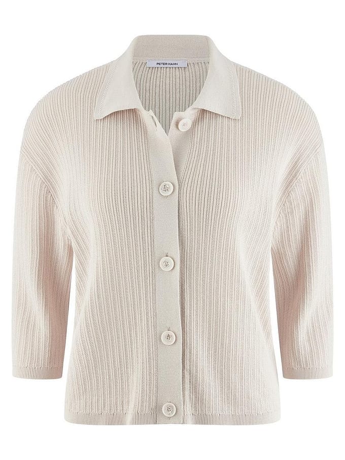 Vest 3/4-mouwen Van Peter Hahn beige