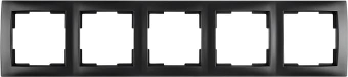 EMhub afdekraam 5-voudig - Lumo55 mat zwart (4090095)